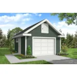 Building Plans Front of House 184D-4500