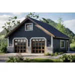 Building Plans Front of House 184D-6002