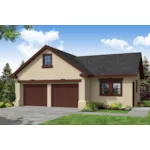 Building Plans Front of House 184D-6003