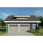 Building Plans Front of House 184D-6009
