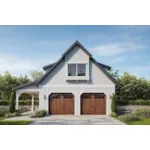 Building Plans Front of House 184D-6016