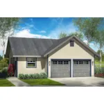 Building Plans Front of House 184D-6022