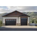 Building Plans Front of House 184D-6042