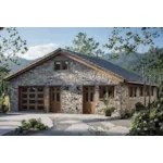 Building Plans Front of House 184D-6043