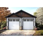 Building Plans Front of House 184D-6049