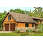 Building Plans Front of House 184D-6050