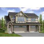 Building Plans Front of House 184D-7517
