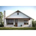 Building Plans Front of House 184D-7529