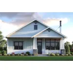 Building Plans Front of House 184D-7530