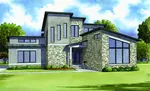 Mediterranean House Plan Front of House 185D-0001