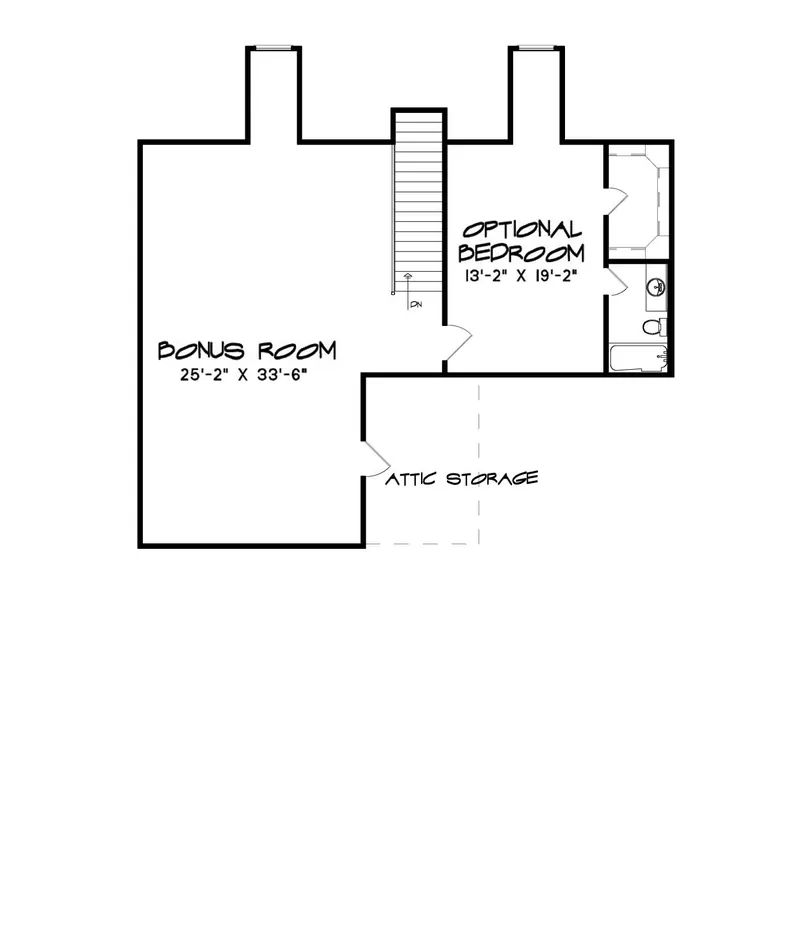 Contemporary House Plan Second Floor - Hanover Manor European Home 155D-0020 - Search House Plans and More