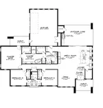 Adobe House Plans & Southwestern Home Design First Floor - Preston Drive Modern Home 155D-0022 - Shop House Plans and More