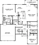 Modern House Plan First Floor - Pallaton Rustic Modern Home 155D-0023 - Shop House Plans and More