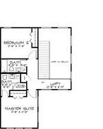 Rustic House Plan Second Floor - Adler Modern Prairie Home 155D-0051 - Search House Plans and More