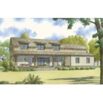 Country House Plan Rear Elevation - Glenmare Rustic Country Home 155D-0057 - Search House Plans and More