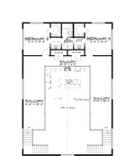 Country House Plan Second Floor - Collin Farm Country Home 155D-0052 - Search House Plans and More