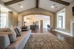 Country French House Plan Great Room Detail Photo - Norledge European Home 155D-0075 - Shop House Plans and More