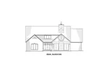 English Cottage House Plan Rear Elevation - Woods Edge Rustic Home 155D-0095 - Shop House Plans and More