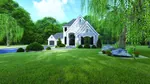 European House Plan Front of Home - Cheswick European Home 155D-0132 - Search House Plans and More