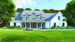 Country House Plan Front Photo 01 - Mansfeld Craftsman Home 155D-0104 - Shop House Plans and More