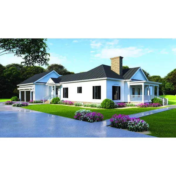 Country House Plan Side View Photo 01 - Enfield Park Country Home 155D-0117 - Search House Plans and More