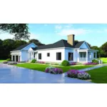 Country House Plan Side View Photo 01 - Enfield Park Country Home 155D-0117 - Search House Plans and More