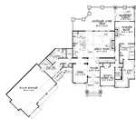 Beach & Coastal House Plan First Floor - 155D-0121 - Shop House Plans and More