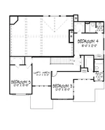 Beach & Coastal House Plan Second Floor - 155D-0121 - Shop House Plans and More