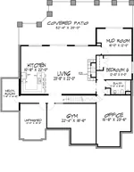 Beach & Coastal House Plan Lower Level Floor - 155D-0121 - Shop House Plans and More