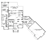 Modern House Plan First Floor - 155D-0131 - Shop House Plans and More