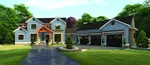 Country House Plan Front of House 185D-0025