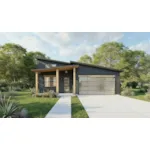Contemporary House Plan Front of House 190D-0002