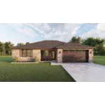 Ranch House Plan Front of House 190D-0015