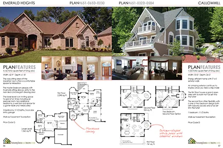 The Complete Book of Home Plans Layout Image