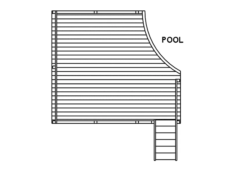 Building Plans First Floor - Summerside Pool Deck 002D-3006 | House Plans and More