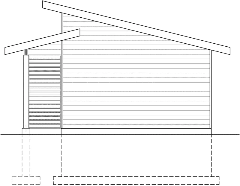 Building Plans Rear Elevation - Chandler Lane 032D-1005 | House Plans and More