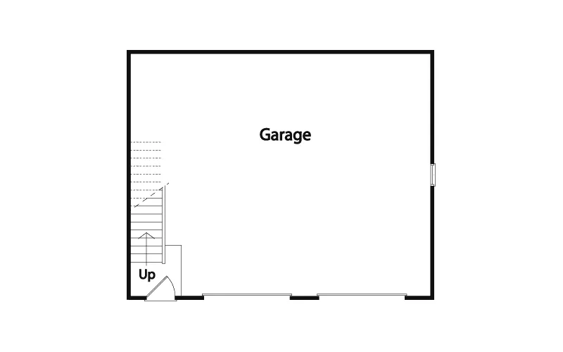 Building Plans First Floor - Lanelle Two-Car Garage  059D-6013 | House Plans and More