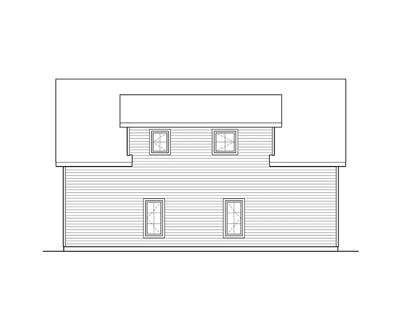 Building Plans Rear Elevation -  059D-7517 | House Plans and More