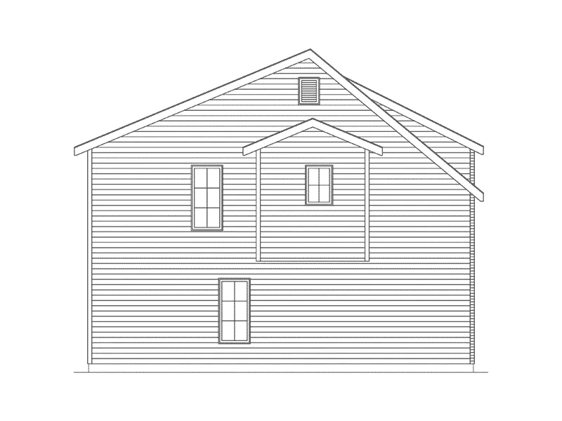 Building Plans Left Elevation -  059D-7518 | House Plans and More