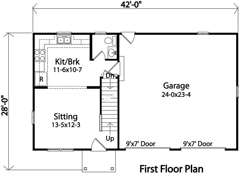Building Plans First Floor -  059D-7522 | House Plans and More
