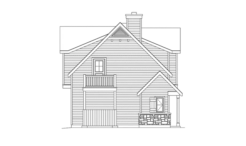 Building Plans Left Elevation - 059D-7524 | House Plans and More
