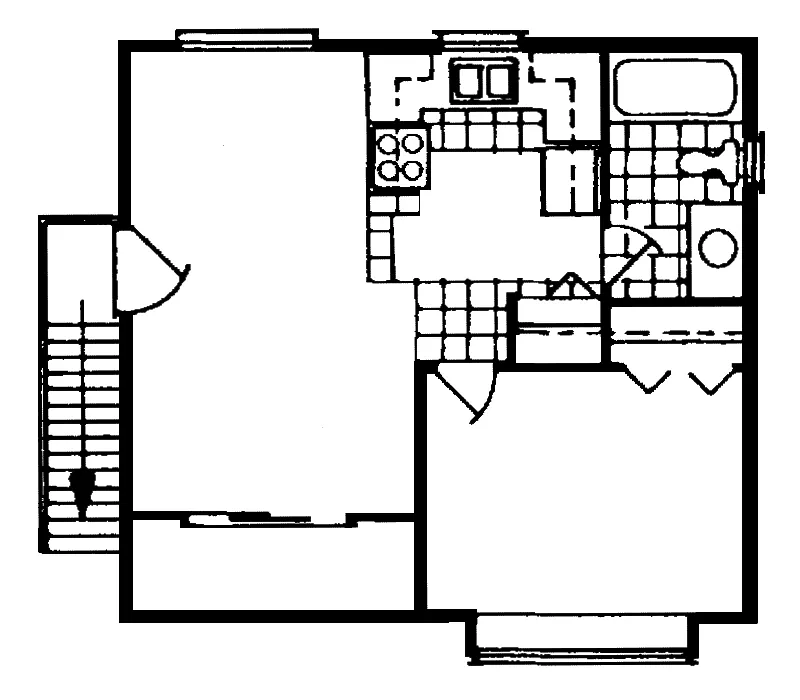 Building Plans Second Floor - Two-Story Garage Apartment Plans | 2-Story Garage Apartment Plans