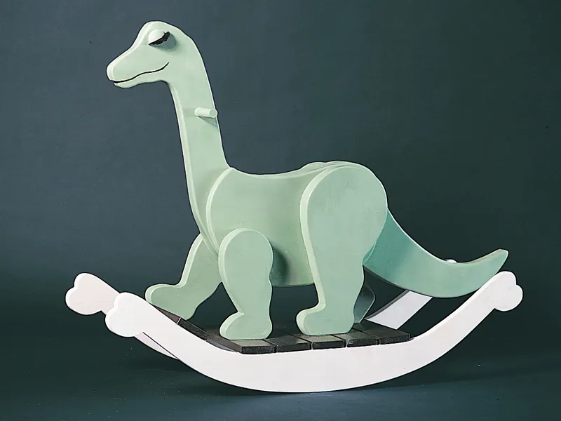 Fun and playful rocking dinorsaur is a great addition to a children's playroom