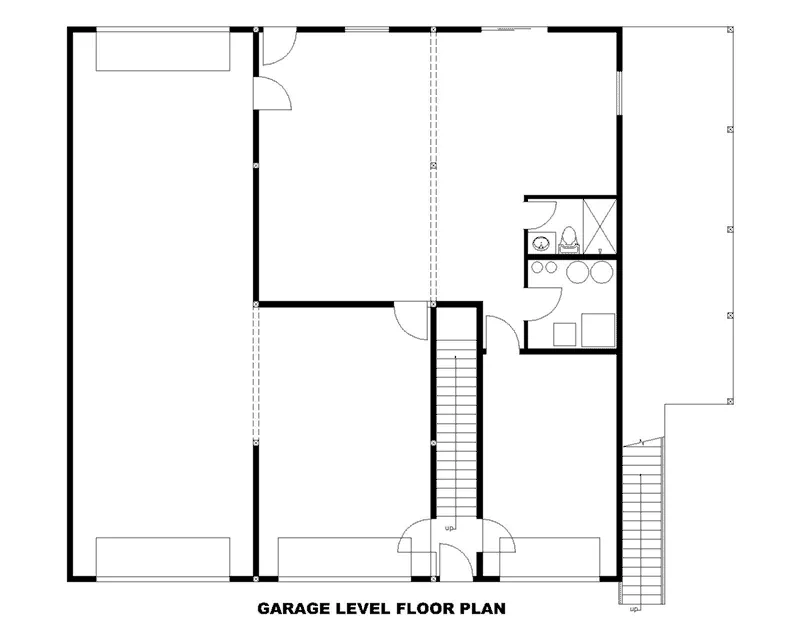 Building Plans Garage Floor Plan -  088D-0462 | House Plans and More
