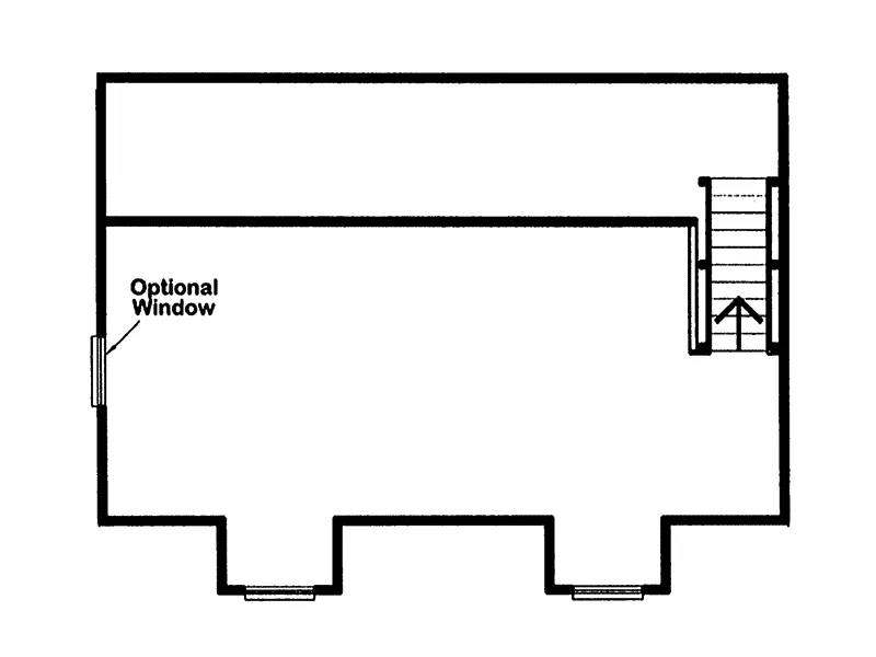 Building Plans Second Floor - Krueger Cape Cod Style Garage 109D-6013 | House Plans and More