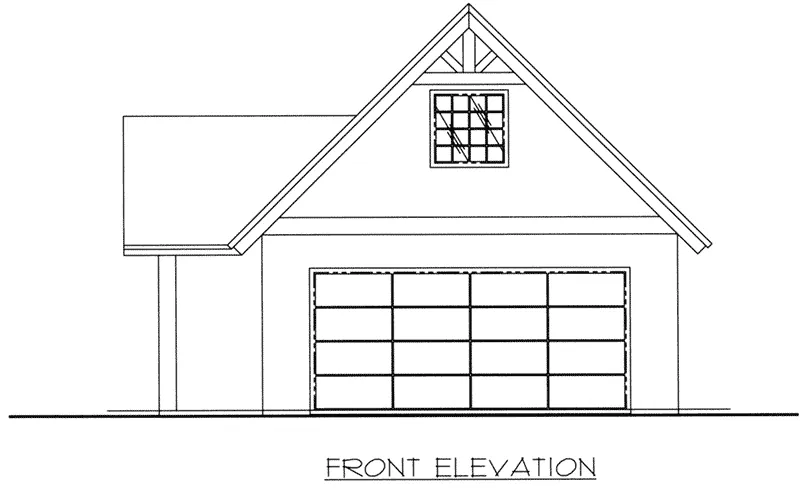Building Plans Front Elevation -  133D-6000 | House Plans and More