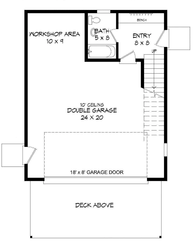 Building Plans First Floor -  142D-7519 | House Plans and More