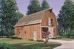 Multi-purpose barn has multiple windows and doors for accessing equipment easily 