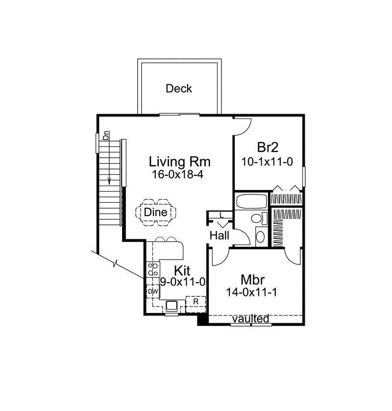Neoclassical Home Plan Second Floor 007D-0070