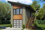 Modern House Plan Front of House 012D-7506